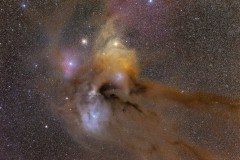 The Colours of Rho Ophiuchi