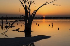 Lake Ninan at Sunset