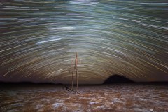 Star Trails over Lake Ballard