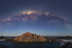 Galaxy over Canal Rocks