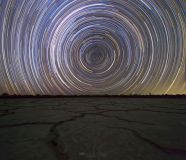 Startrails over Perkolilli