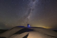 Jedi Wanders the Empty Desert Night
